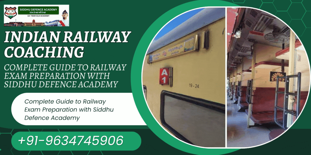 Indian Railway Coaching – Complete Guide to Railway Exam Preparation with Siddhu Defence Academy