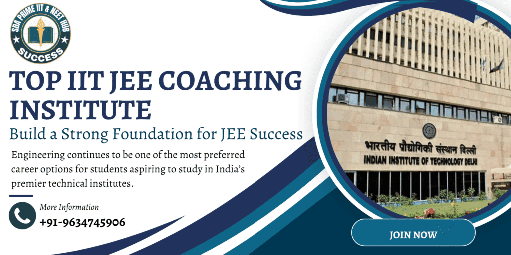 Top IIT JEE Coaching Institute – Build a Strong Foundation for JEE Success