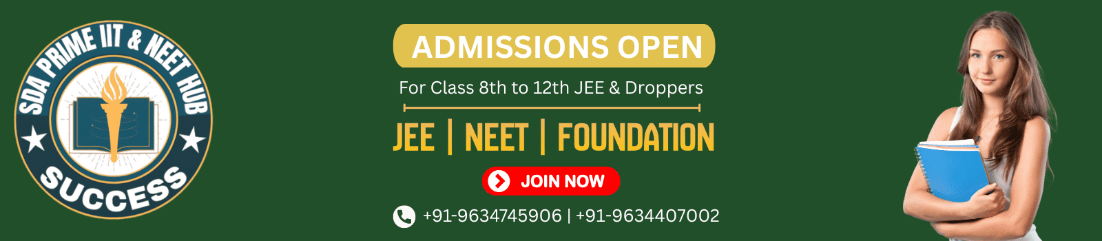 ADMISSIONS OPEN