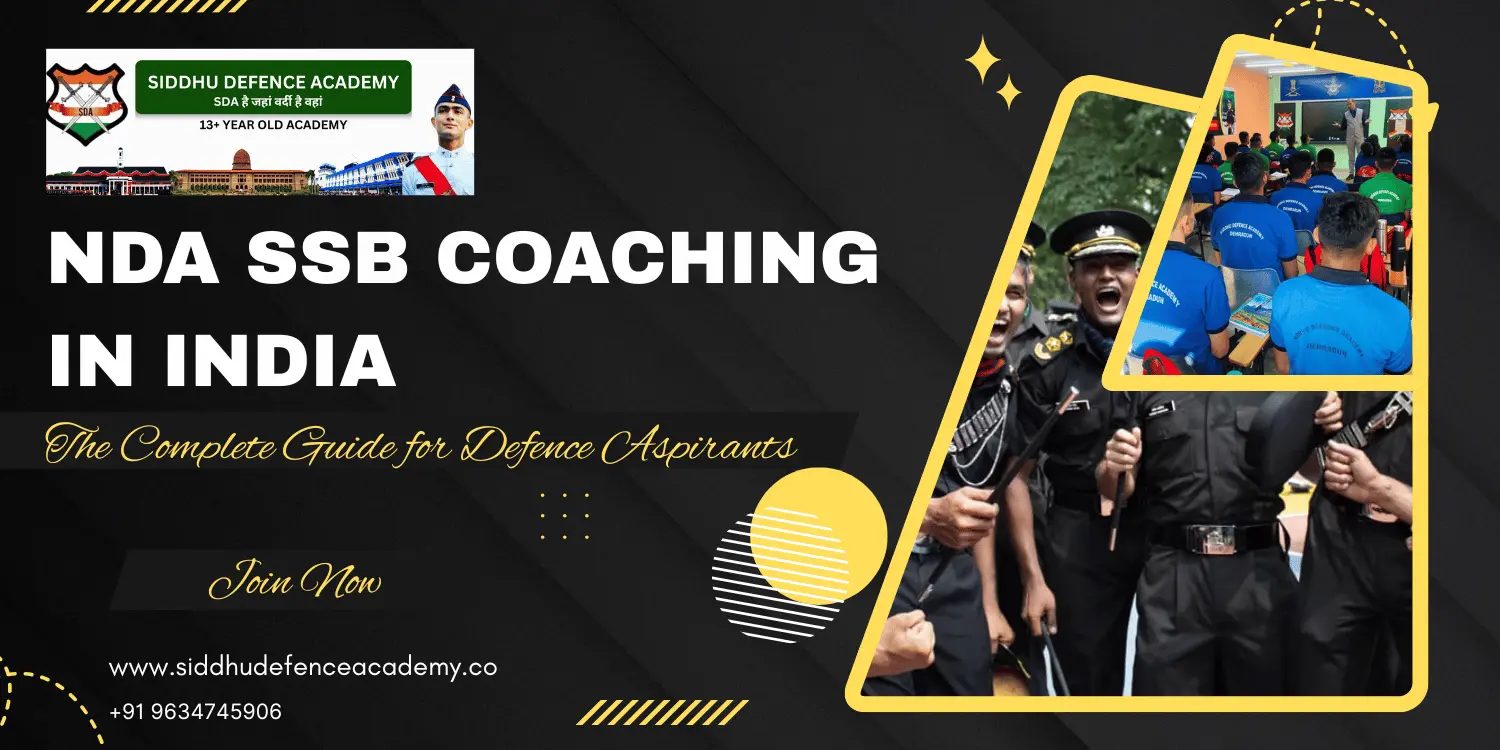 NDA SSB coaching in India