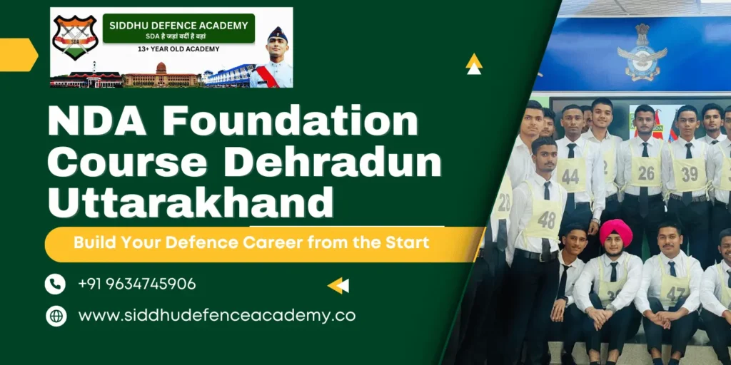 NDA foundation course Dehradun Uttarakhand