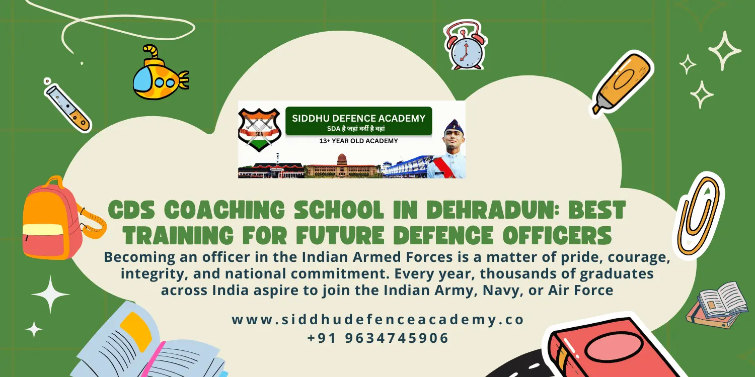 CDS Coaching School in Dehradun: Best Training for Future Defence Officers