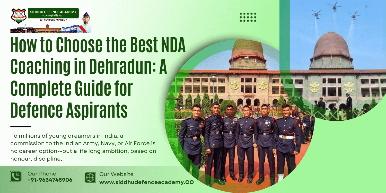 How to Choose the Best NDA Coaching in Dehradun: A Complete Guide for Defence Aspirants