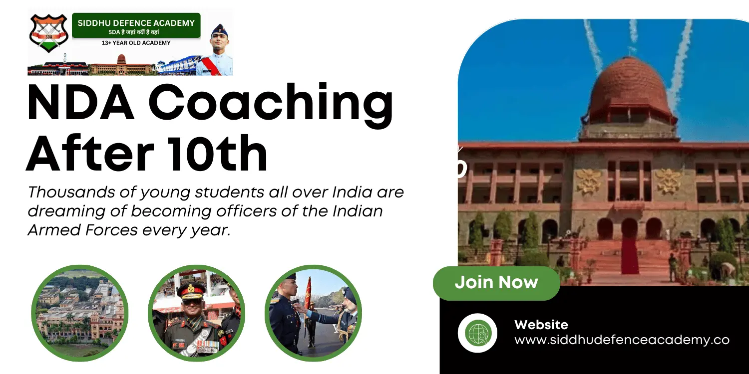 NDA Coaching After 10th – Complete Guide for Early Defence Preparation