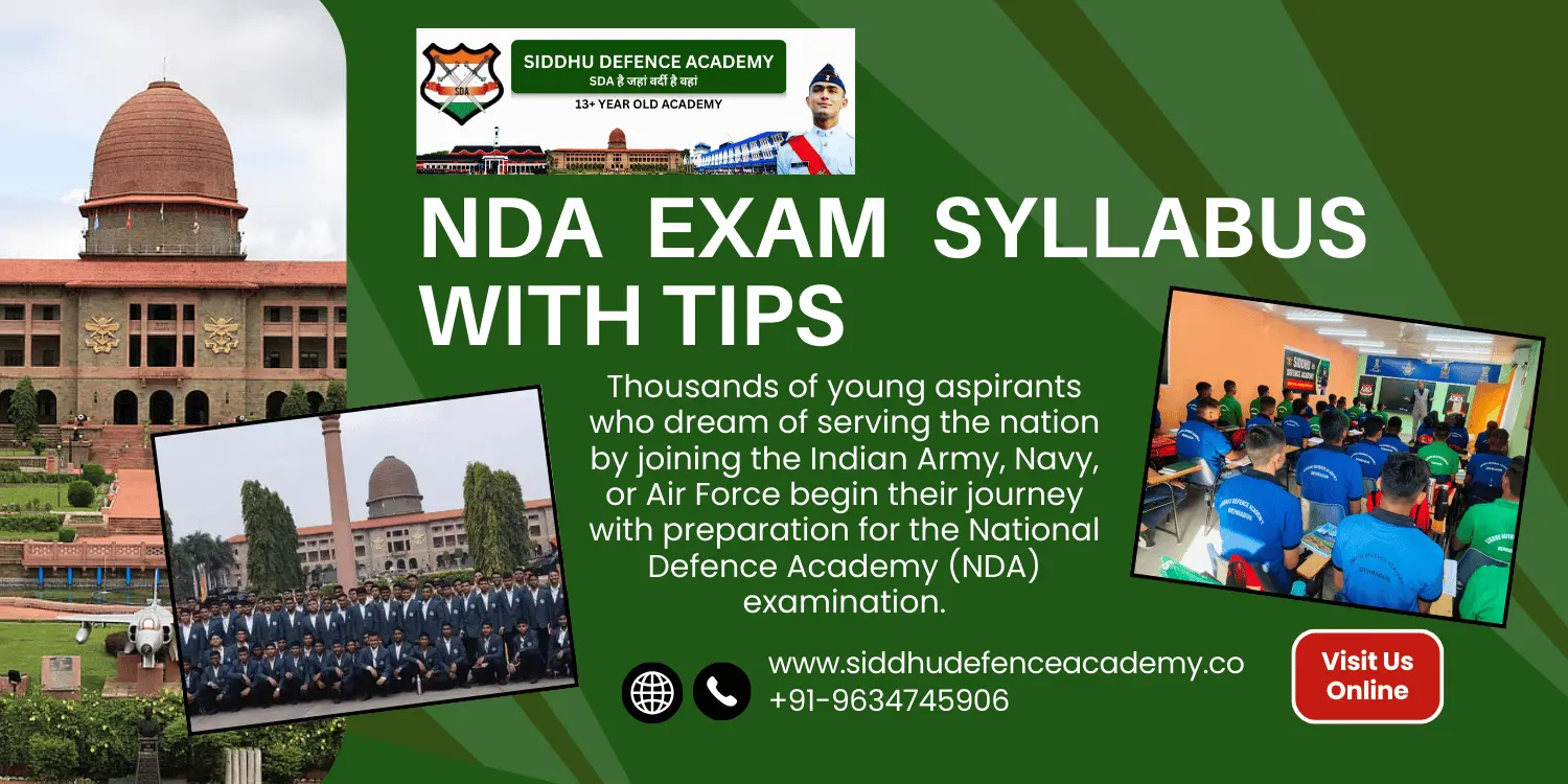 NDA Exam Syllabus with Tips – Complete Guide for Aspirants
