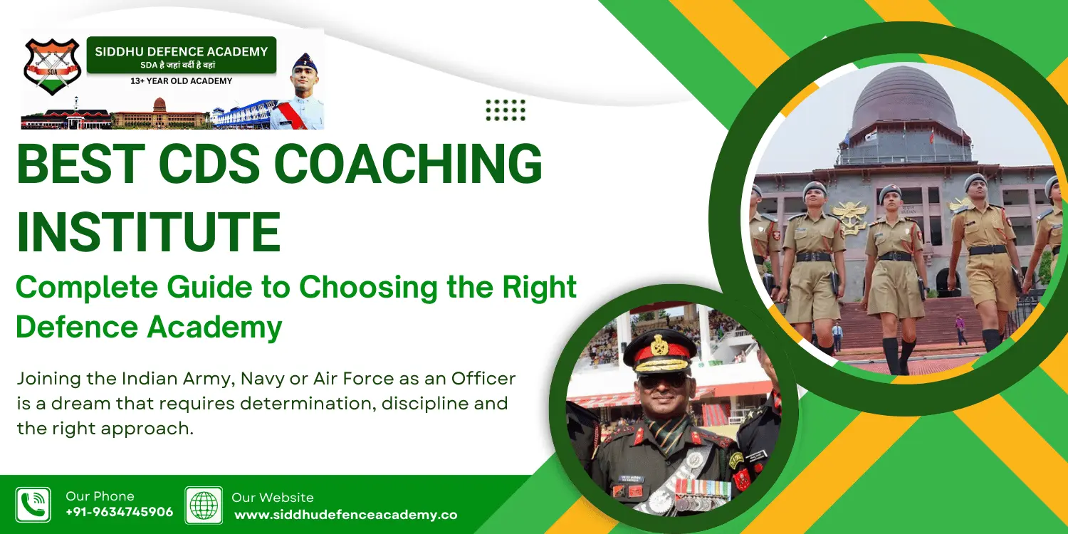 Best CDS Coaching Institute – Complete Guide to Choosing the Right Defence Academy