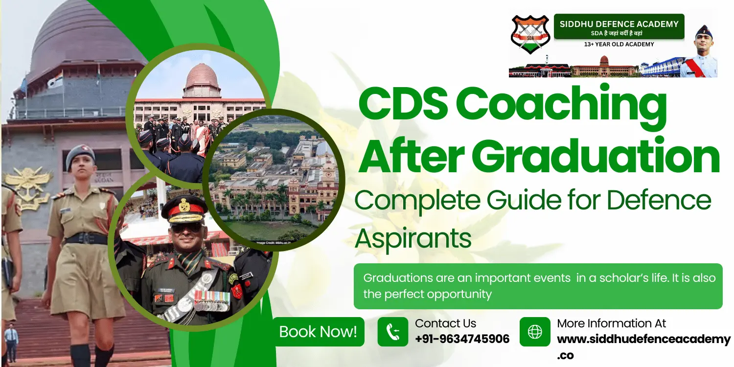 CDS Coaching After Graduation – Complete Guide for Defence Aspirants