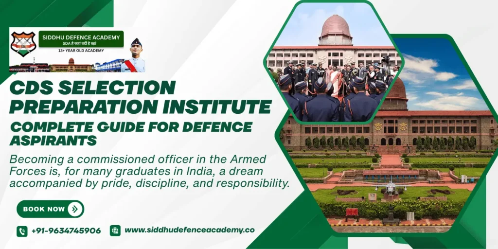 CDS Selection Preparation Institute – Complete Guide for Defence Aspirants