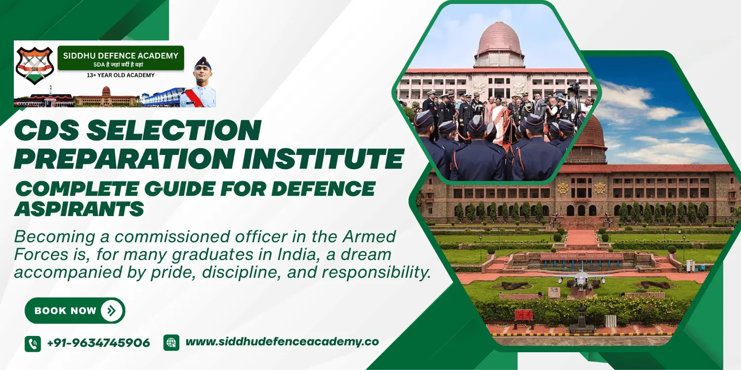 CDS Selection Preparation Institute – Complete Guide for Defence Aspirants