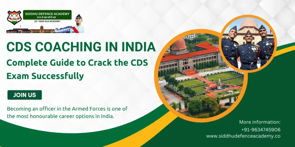 CDS Coaching in India – Complete Guide to Crack CDS Exam Successfully