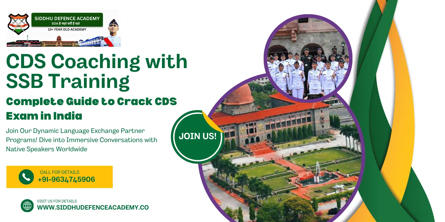 CDS Coaching with SSB Training – Complete Guide to Crack CDS Exam in India