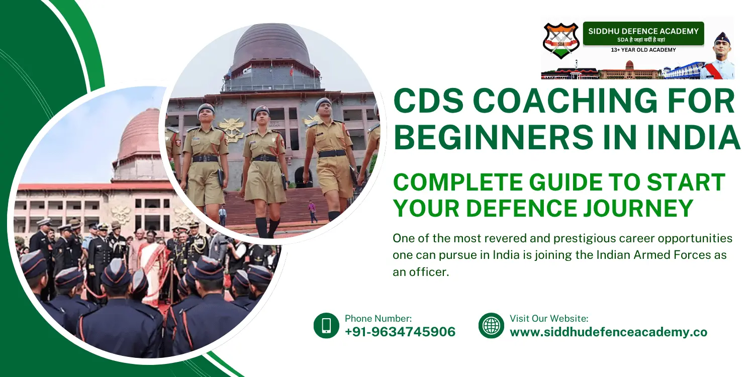 CDS Coaching for Beginners in India – Complete Guide to Start Your Defence Journey