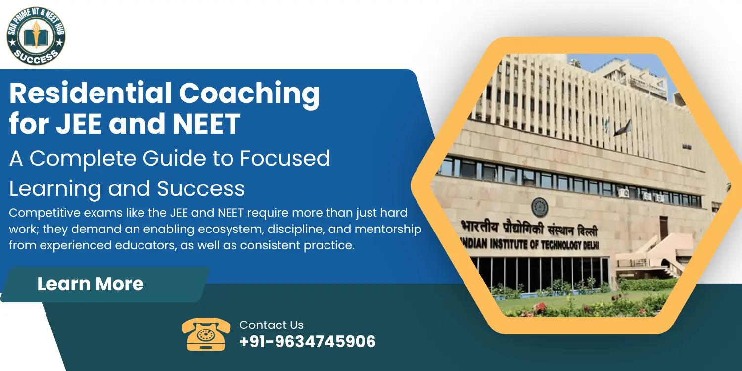 Residential Coaching for JEE and NEET – A Complete Guide to Focused Learning and Success