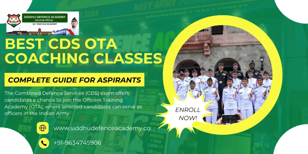 Best CDS OTA Coaching Classes: Complete Guide for Aspirants