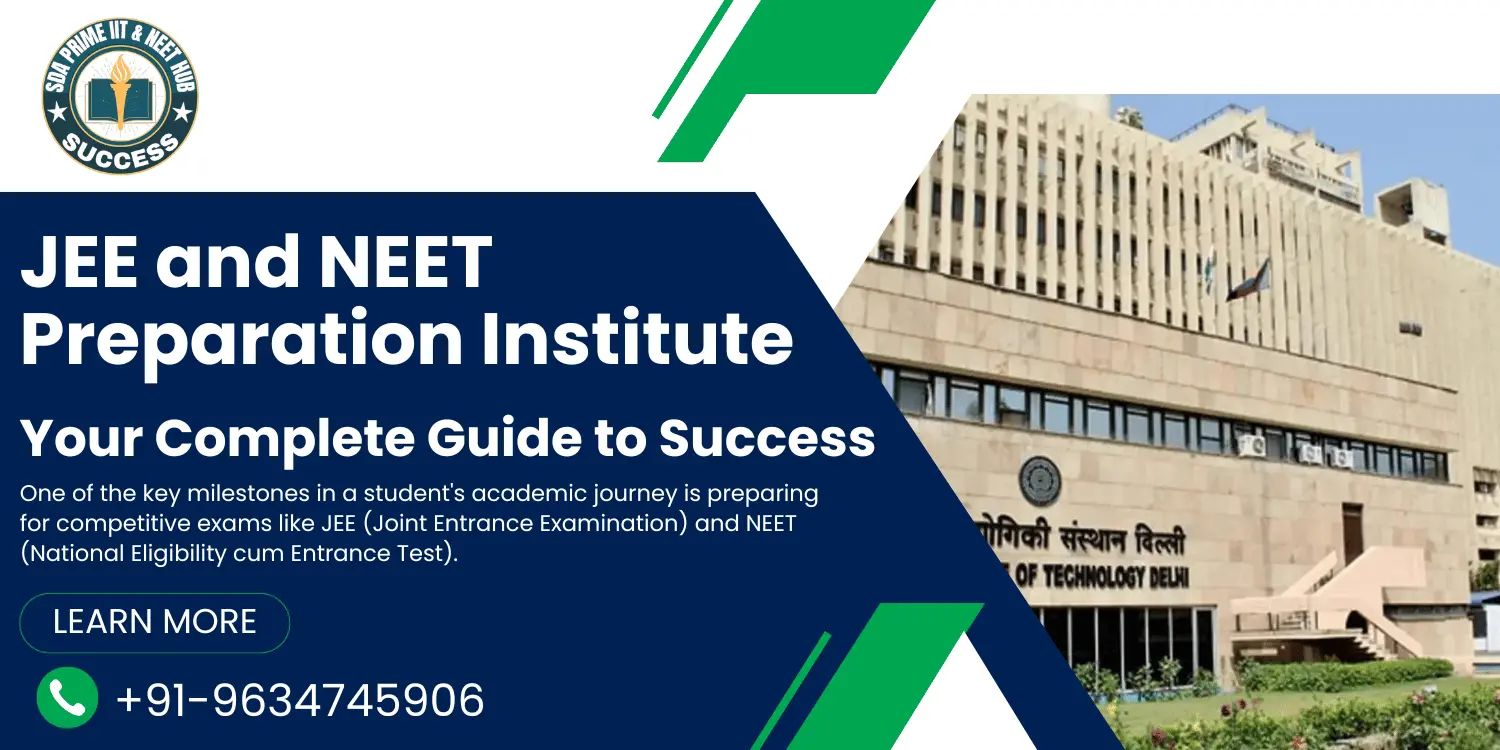 JEE and NEET Preparation Institute: Your Complete Guide to Success