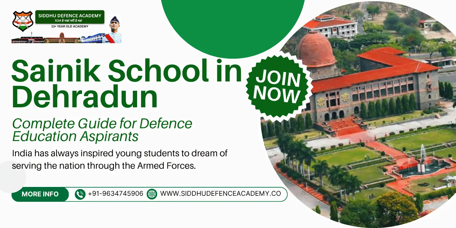 Sainik School in Dehradun: Complete Guide for Defence Education Aspirants