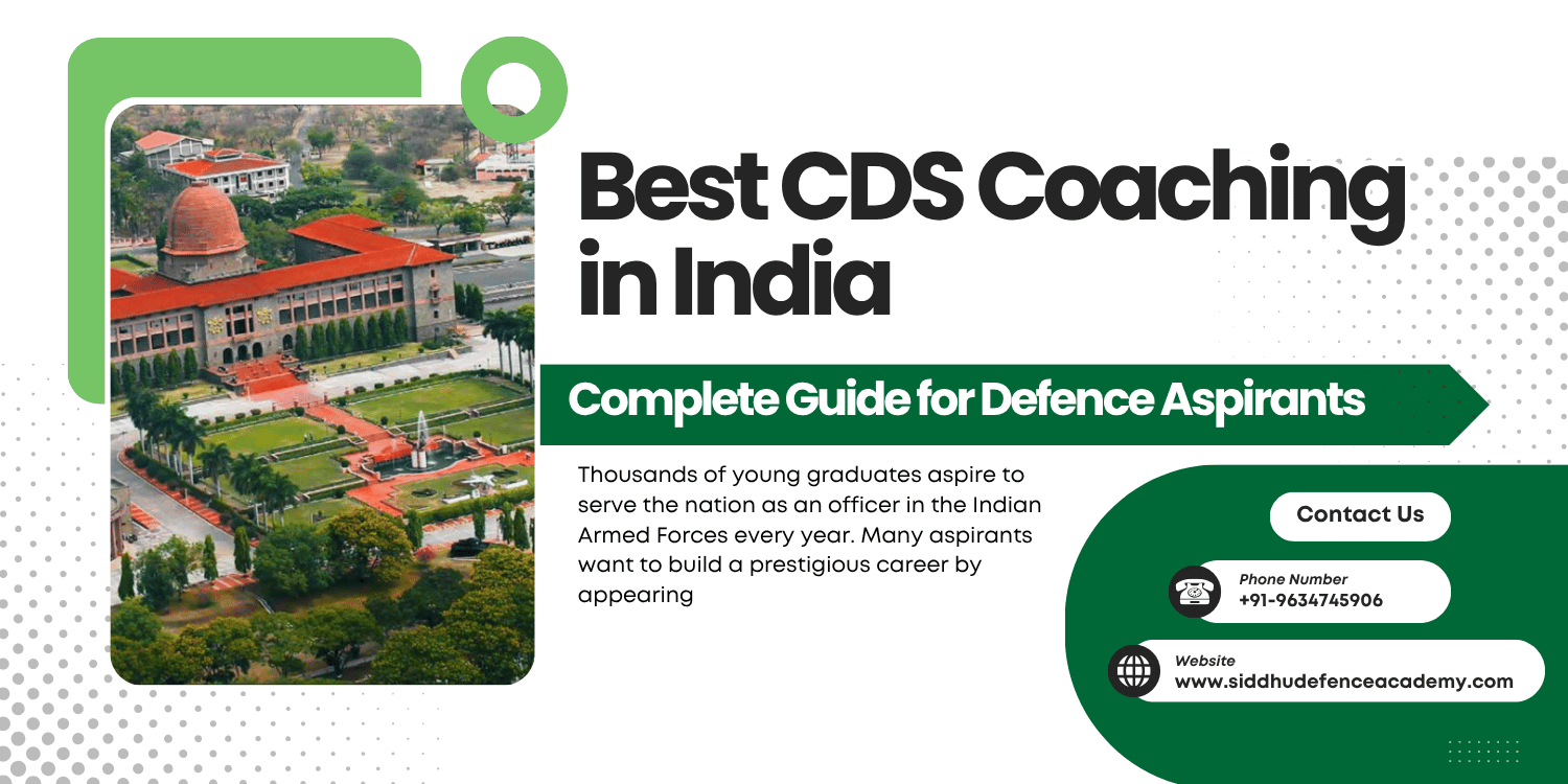 Best CDS Coaching in India: Complete Guide for Defence Aspirants