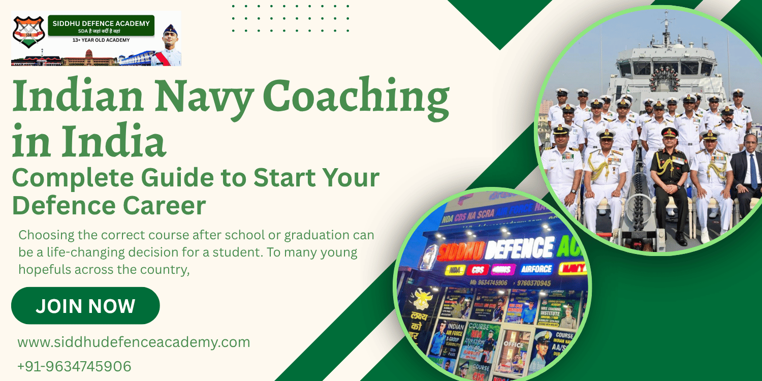 Indian Navy Coaching in India – Complete Guide to Start Your Defence Career