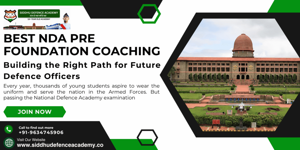 Best NDA Pre Foundation Coaching: Building the Right Path for Future Defence Officers